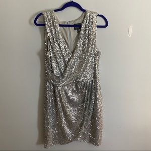 Adrianna Papell Sequin Dress Size 16